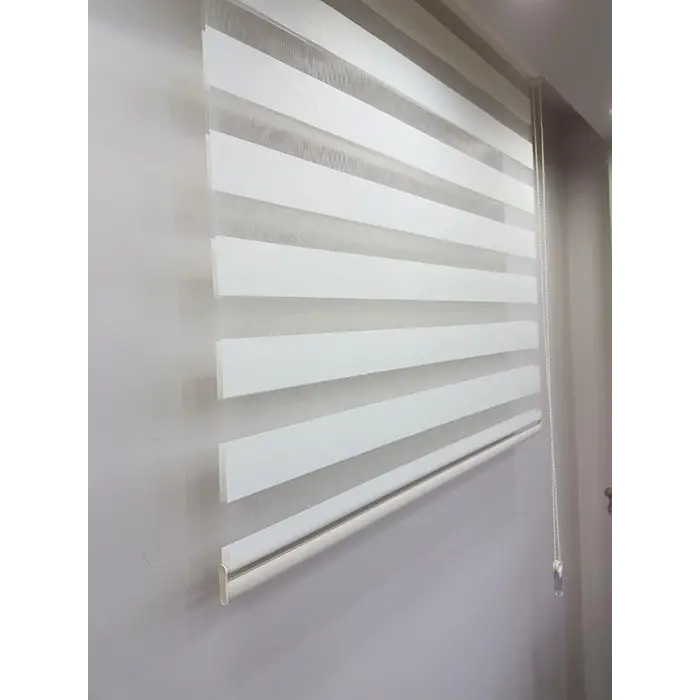 BBB Stor Zebra Perde 3 Renk Seçeneği 240x200 Ekru