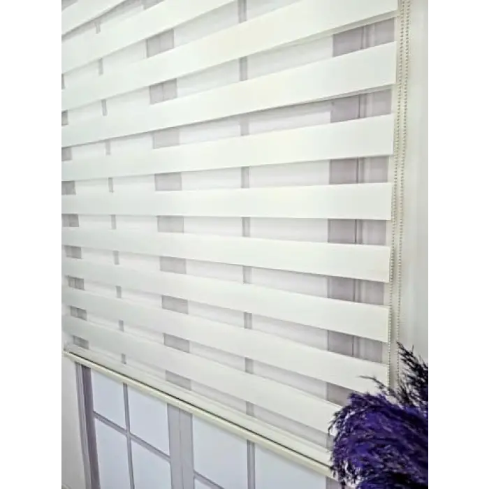 BBB Stor Zebra Perde 3 Renk Seçeneği 240x200 Ekru