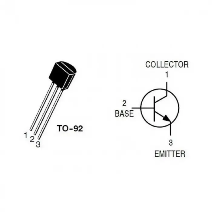 BC237 TO92 Npn Transistör