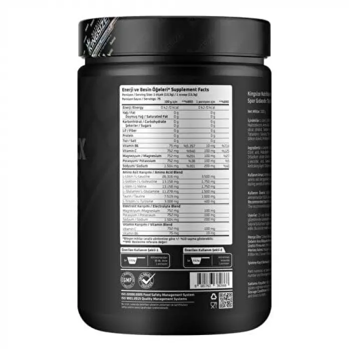 BCAA Complex Powder 1000 Gr LİMON