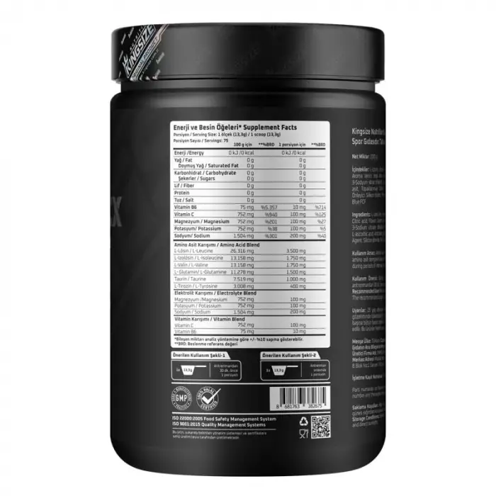BCAA Complex Powder 1000 Gr LİMON