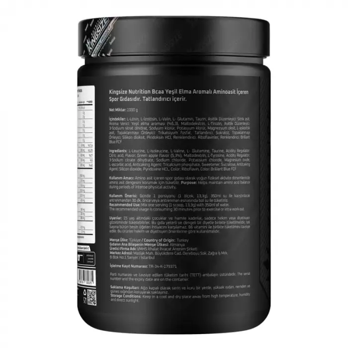 BCAA Complex Powder 1000 Gr LİMON