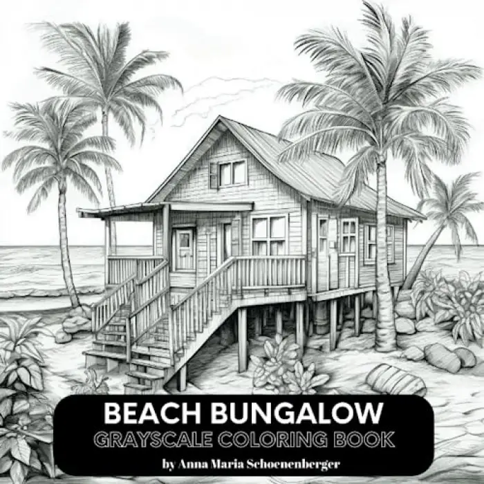 Beach Bungalow Boyama Kitabı