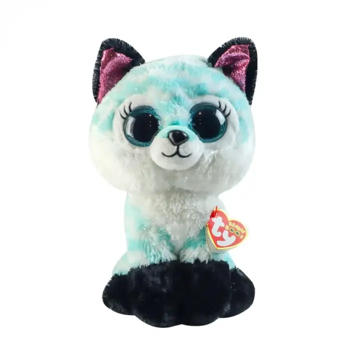 Beanie Boo Atlas Aqua Chevron Tilki 15 cm