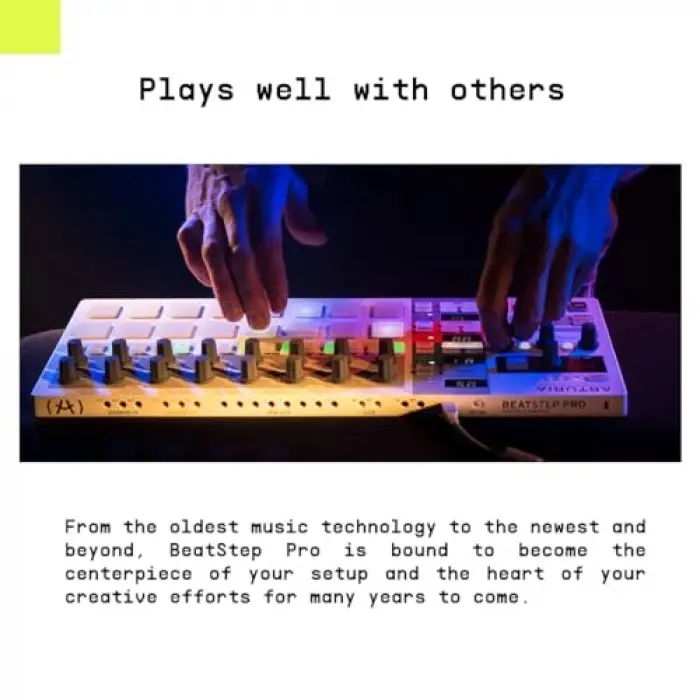 Beatstep Pro USB/MIDI/CV Kontroller ve Sequencer, 16 Proje Kapasiteli