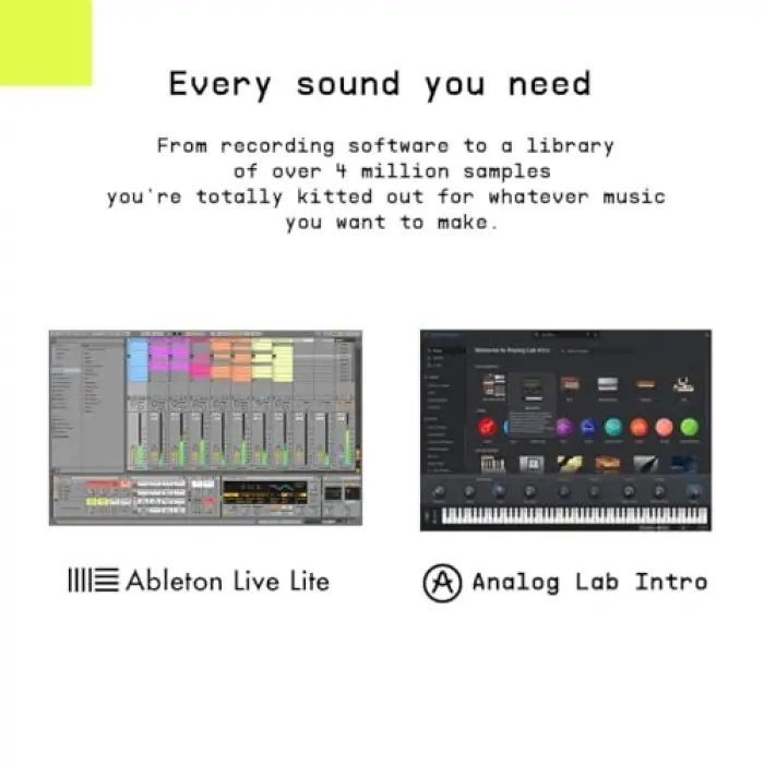 Beatstep Pro USB/MIDI/CV Kontroller ve Sequencer, 16 Proje Kapasiteli
