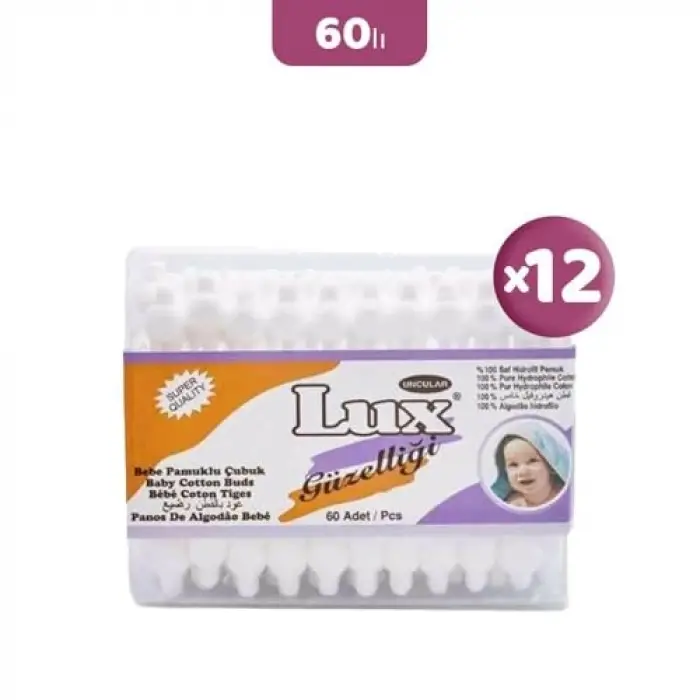 Bebe Pamuk Çubuğu 60 lı x 12