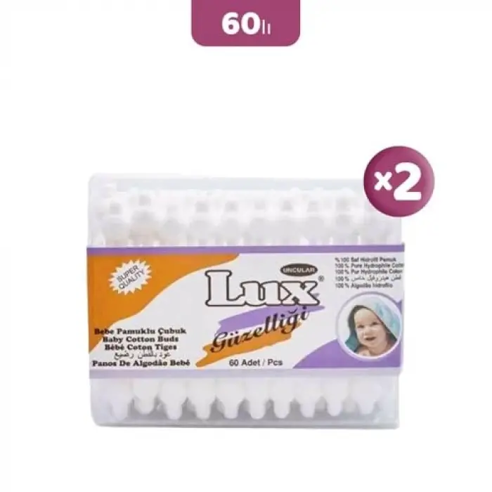 Bebe Pamuk Çubuğu 60 lı x 2