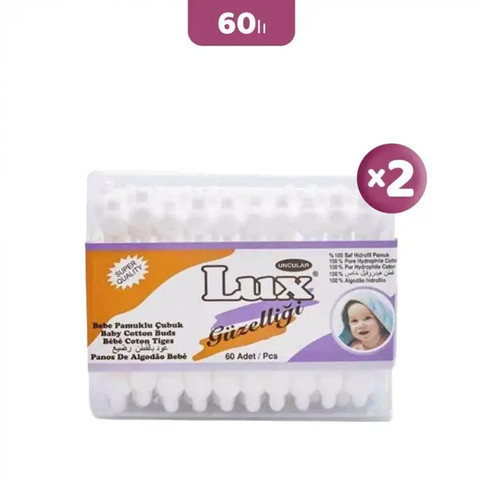 Bebe Pamuk Çubuğu 60 lı x 2