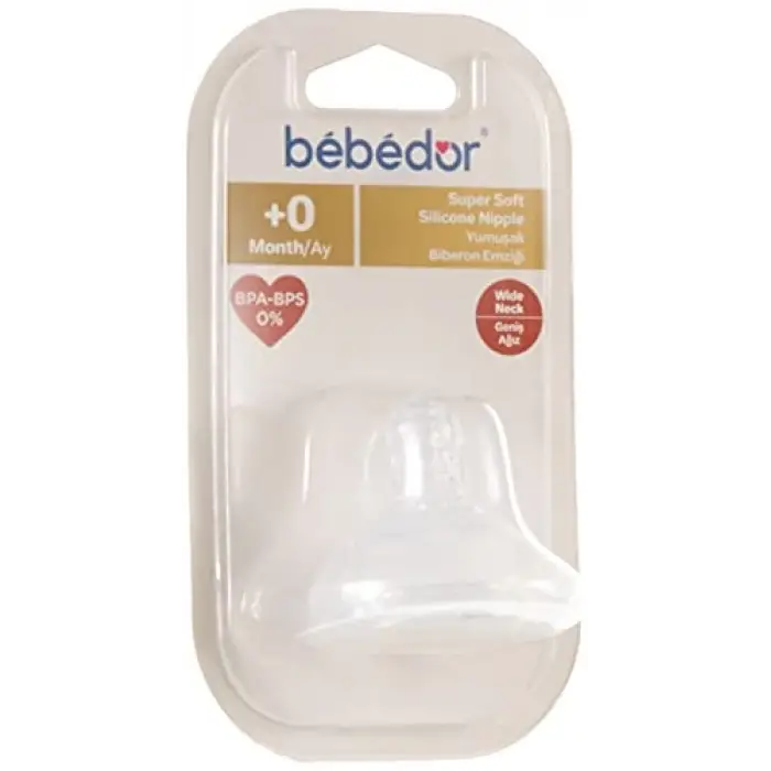 Bebedor 331 Biberon Emziği (Şeffaf)