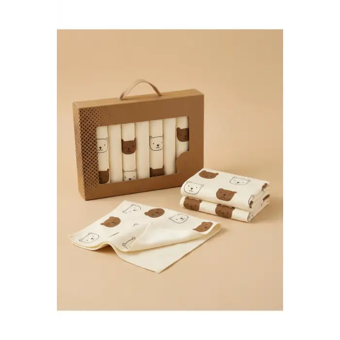 Bebek Ağız Mendili Beyaz 25 x 25