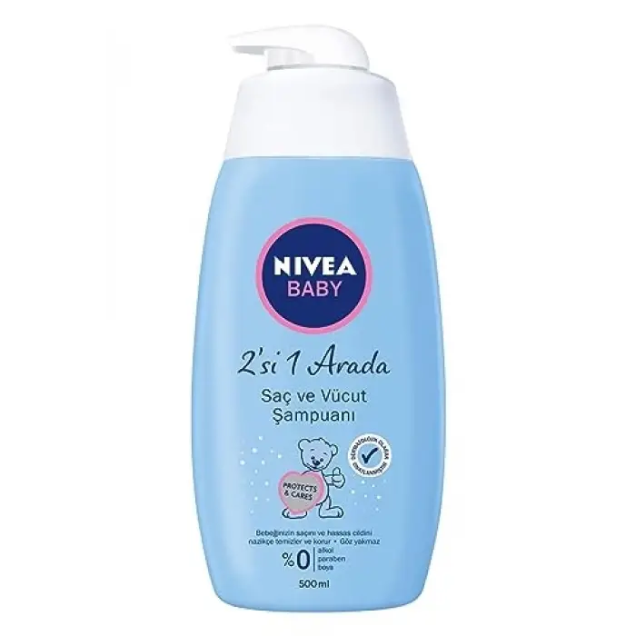 Bebek Saç ve Vücut Şampuanı, 500 ml