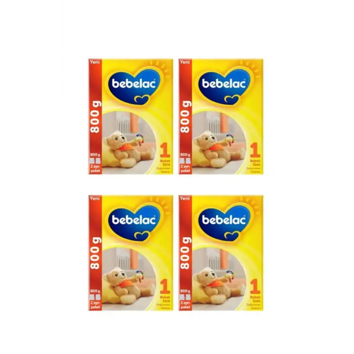 Bebelac 1 Bebek Sütü 0-6 Ay 800 gr X 4 Adet