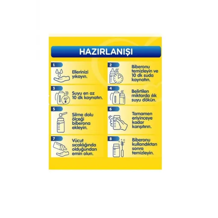 Bebelac 3 Bebek Devam Sütü 800 gr 9-12 Ay X 4 Adet