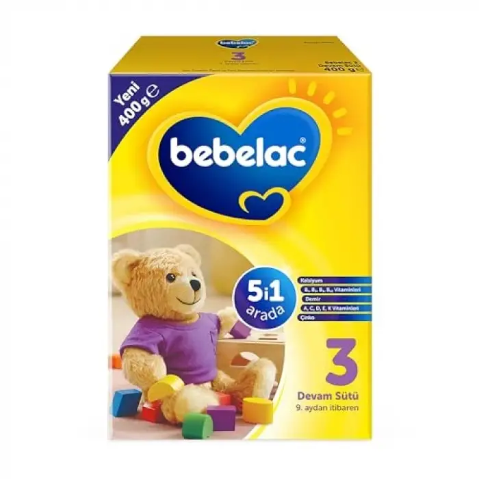 Bebelac 3 Devam Sütü 400 g 9-12 Ay