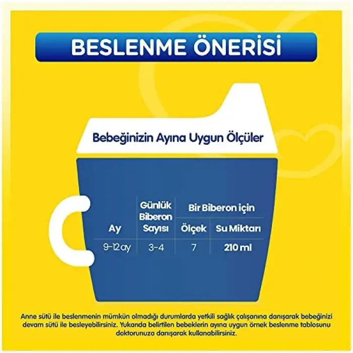 Bebelac 3 Devam Sütü 800 g 9-12 Ay