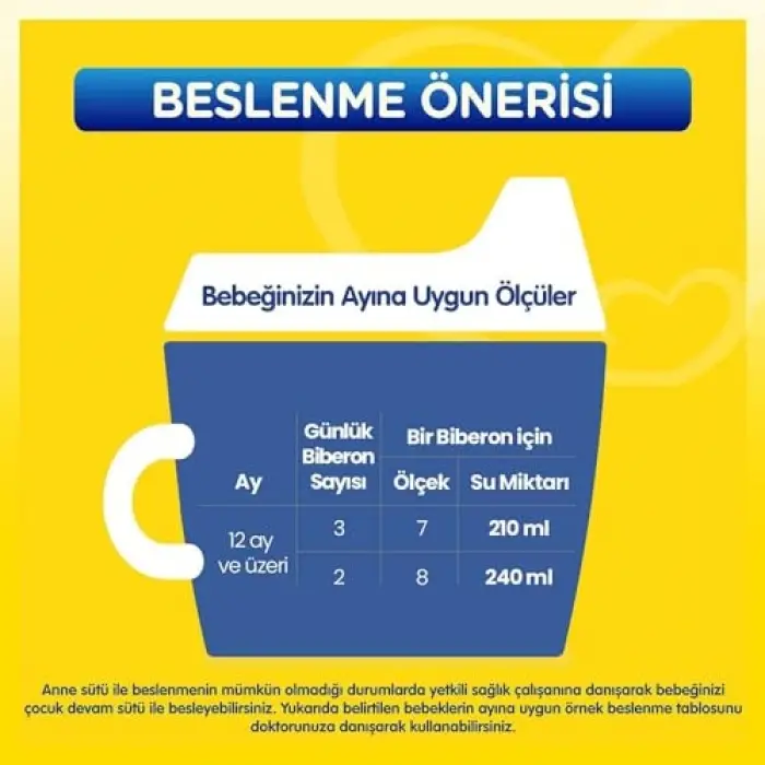 BEBELAC 4 Çocuk Devam Sütü, 800gr, 1 yaş+