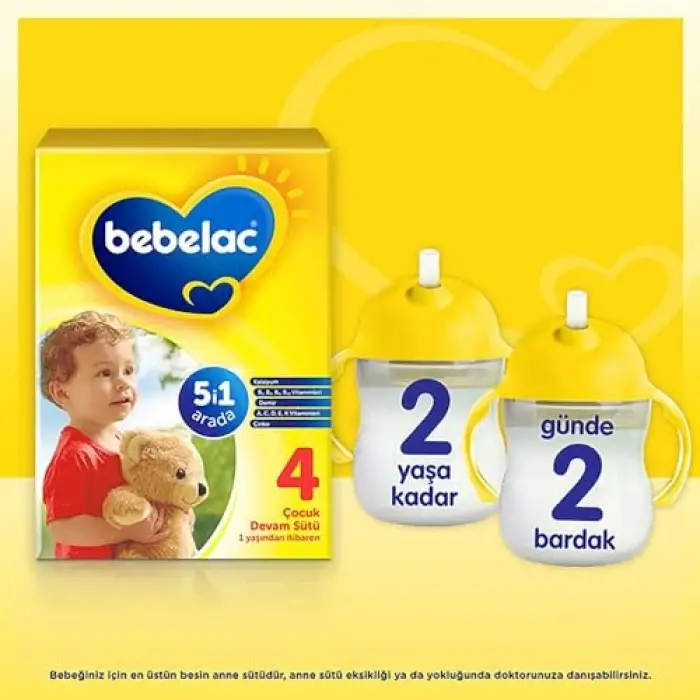 BEBELAC 4 Çocuk Devam Sütü, 800gr, 1 yaş+