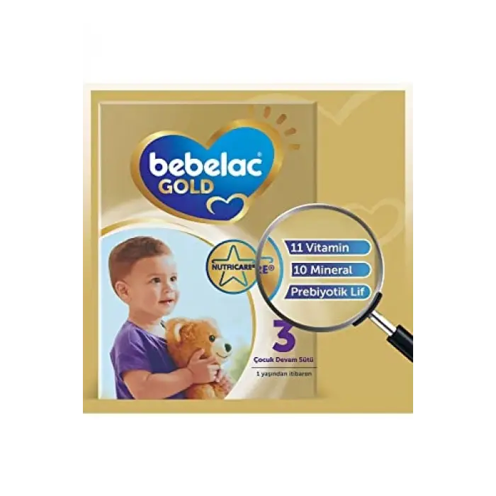 Bebelac Gold 3 Çocuk Devam Sütü 800 g 1 Yaş+