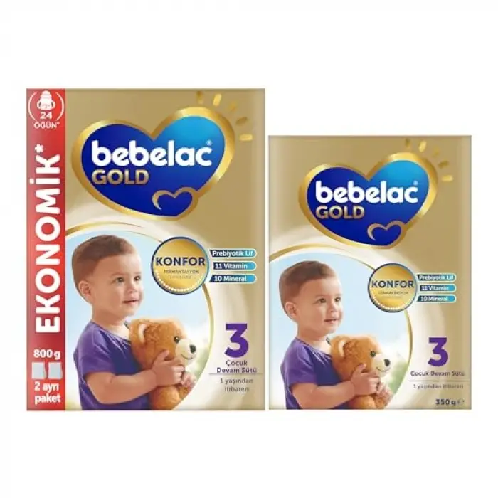 Bebelac Gold 3 Çocuk Devam Sütü 800g + 350g 1 Yaş+