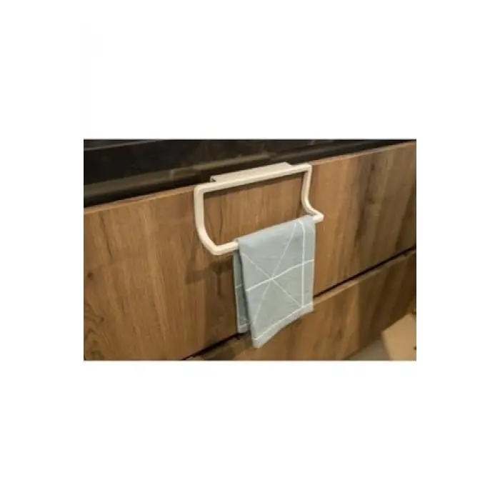 Bej Mutfak ve Banyo Havlu Askısı