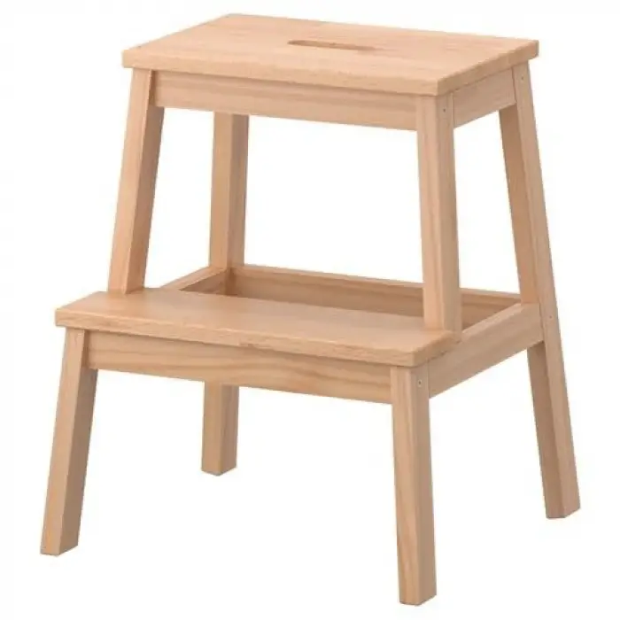 Bekväm Basamaklı Tabure, 50 cm, Beyaz