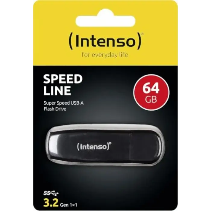 Bellek — Speed Line 64GB USB 3.0 Siyah