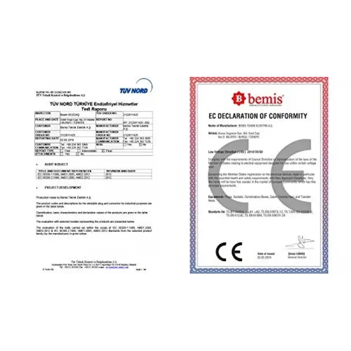 Bemis Cee Norm Uzatma Prizi 5x32a 380v Ip44