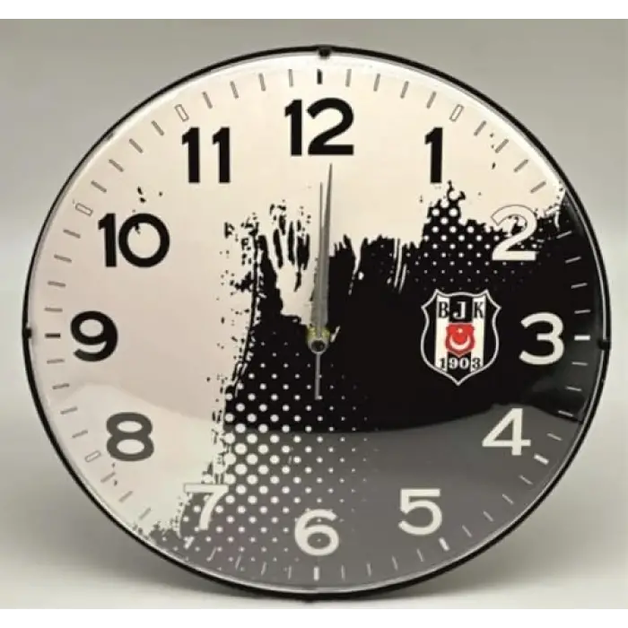 Beşiktaş Lisanslı Duvar Saati Grafikli