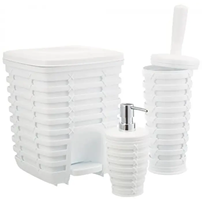 Beyaz 5li Banyo Seti