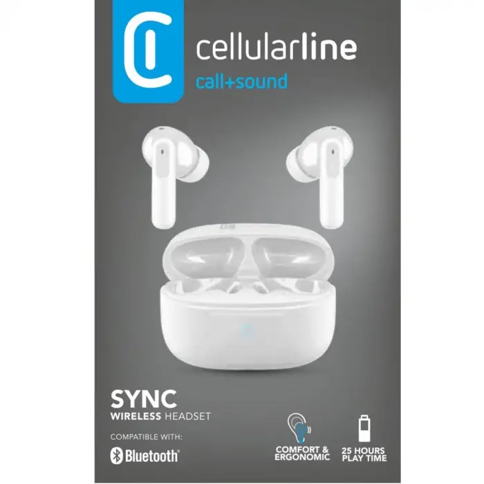 Beyaz Bluetooth Kulaklık Sync