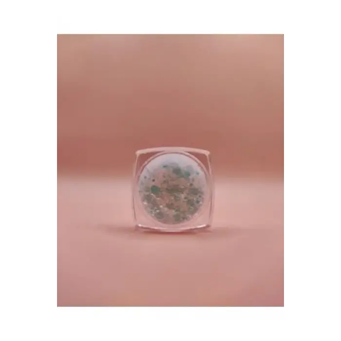 Beyaz bukalemun glitter