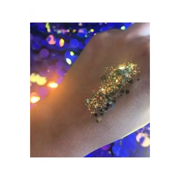 Beyaz bukalemun glitter
