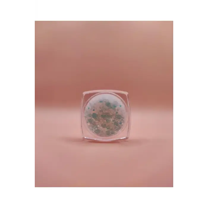 Beyaz bukalemun glitter