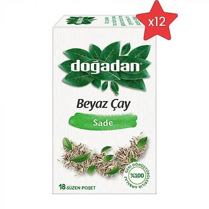 Beyaz Çay Sade x 12