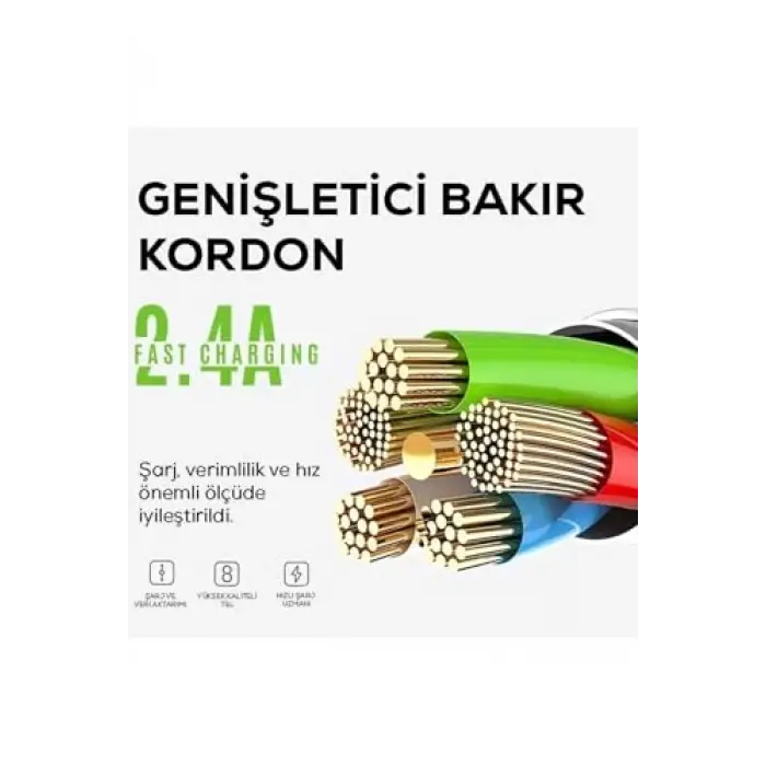 Beyaz LS32 Type-C USB Kablo