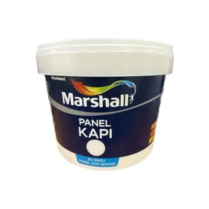 Beyaz, mat ve silinebilir su bazlı panel kapı boyası, 2,5 L