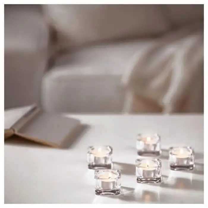 Beyaz Mini Mumlar, 100 Adet, 3,8 cm, 100lü