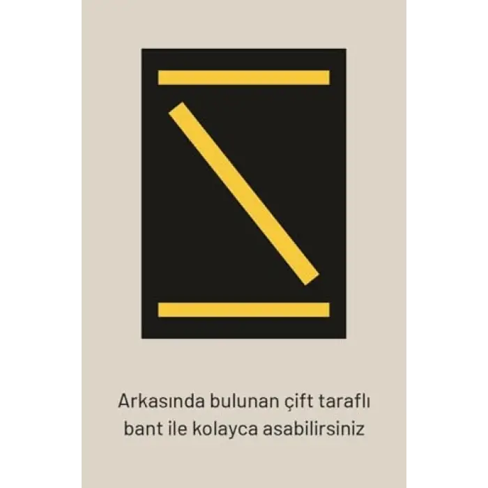 Beyaz Minimal Seri Push; Pull (İtiniz, Çekiniz) Kendinden Yapışkanlı Kapı Uyarı Levhası