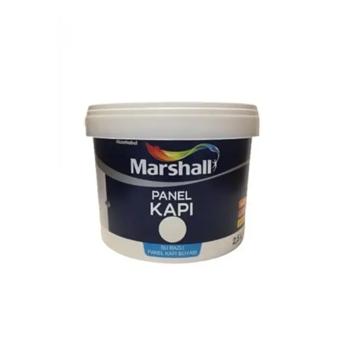 Beyaz Su Bazlı Panel Kapı Boyası, 2,5 L