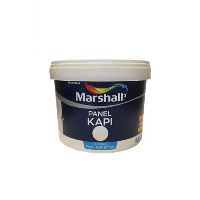 Beyaz Su Bazlı Panel Kapı Boyası, 2,5 L
