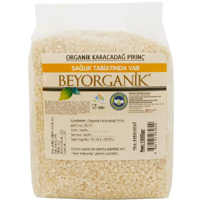 Beyorganik Pirinç Karacadağ 1000 g