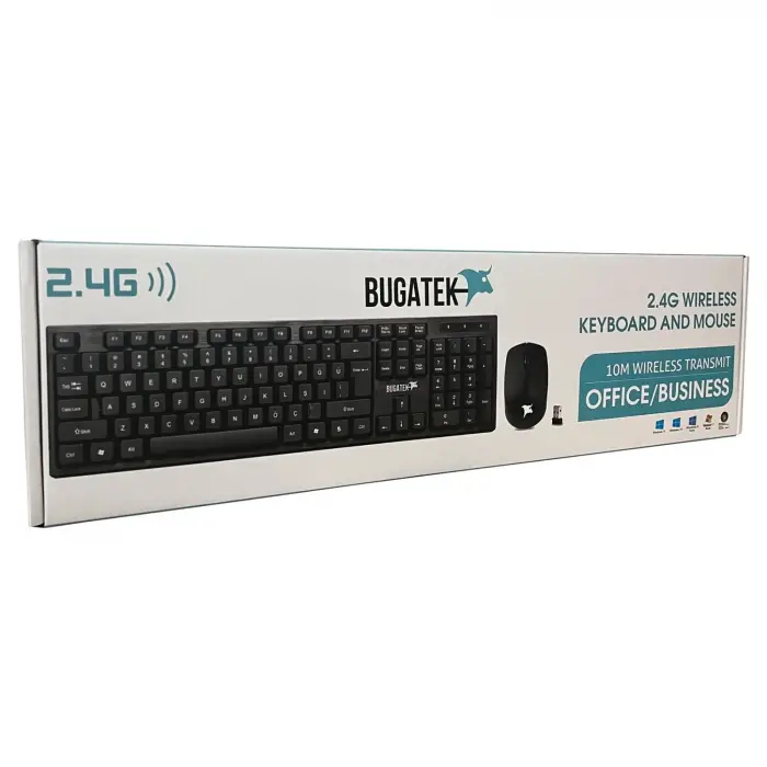Bgkms 2.4ghz 1600DPI Kablosuz Klavye + Mouse Set