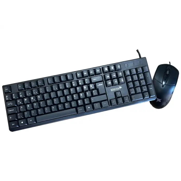 BGROFS Kablolu Standart Klavye + Mouse Q Set