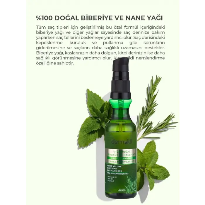 Biberiye içerikli saç bakım yağı 75 ml
