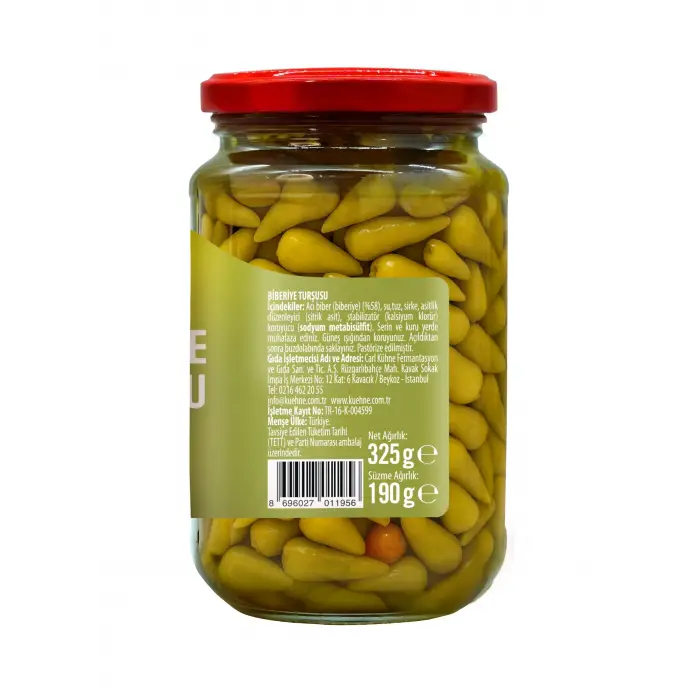 Biberiye Turşusu 325 g