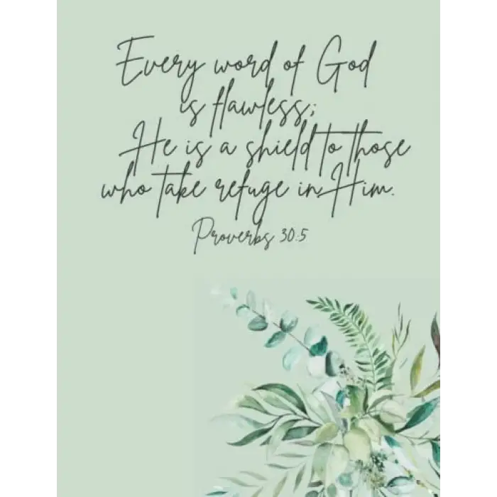 Bible Study - Study Scripture - Cover Proverbs: A Journal - 150 Pages Size 8.5x11