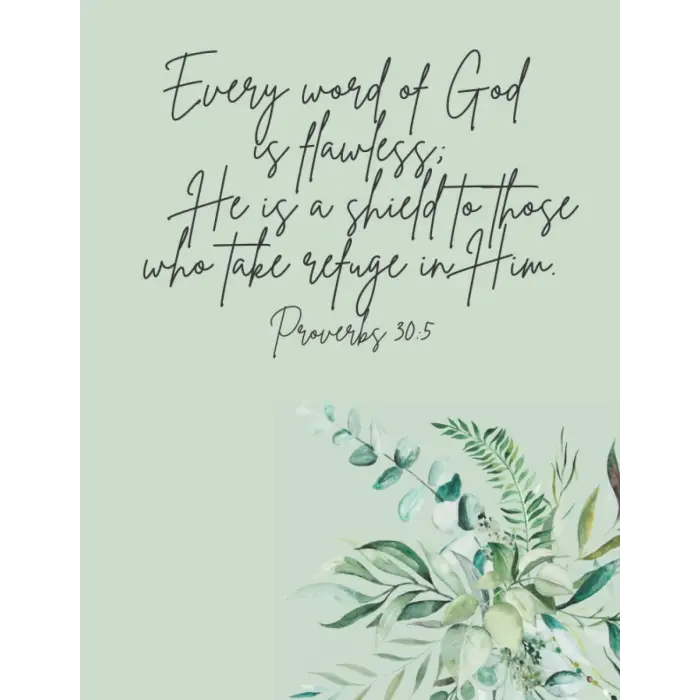 Bible Study - Study Scripture - Cover Proverbs: A Journal - 150 Pages Size 8.5x11