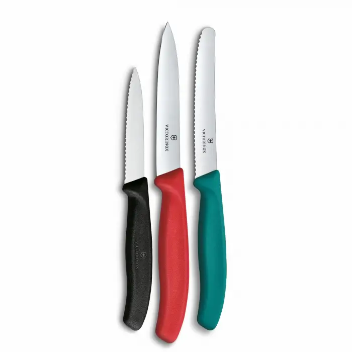 Bıçak; 6.7116.34C1 Swiss Classic 3lü Set, Renkli