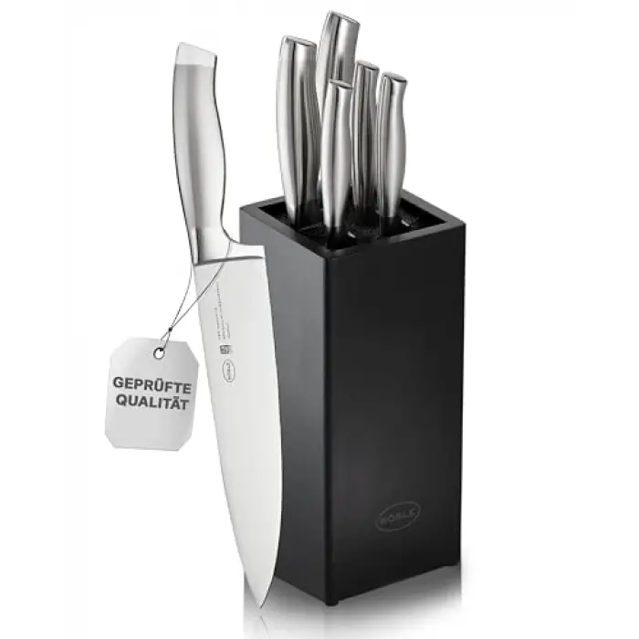 Bıçak takımı; Basic Line 6 Parça 13755, Bambu Fırçalı Stant